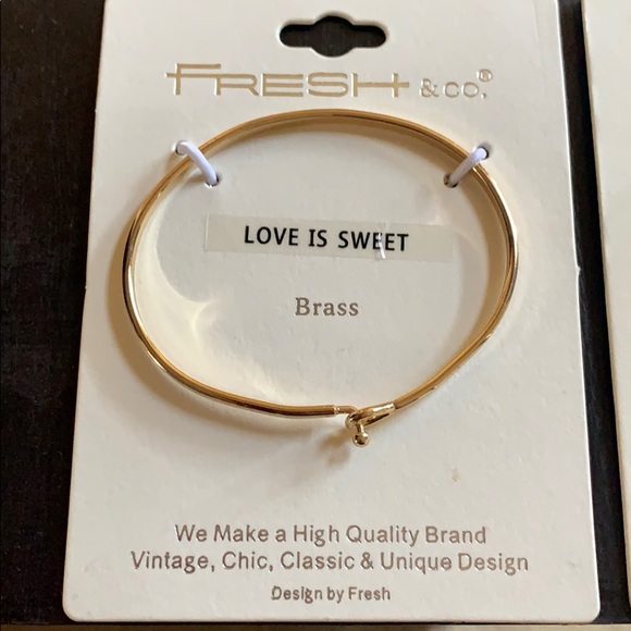 NEW super cute bangle bracelets. Sayings on both - Picture 2 of 4